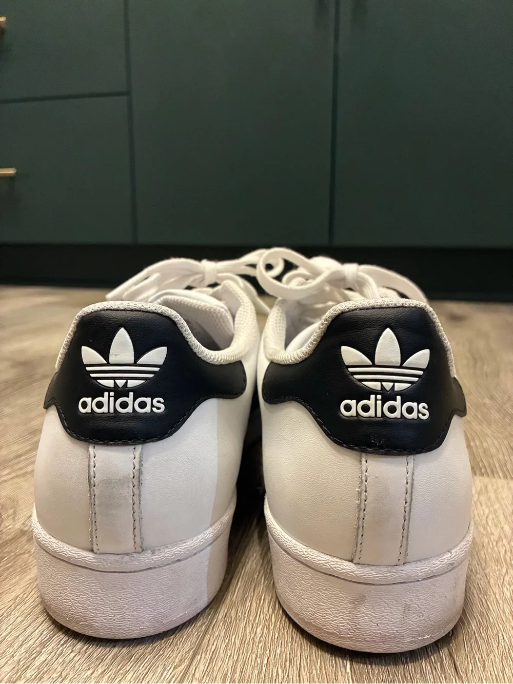 Adidas Superstar Shell Toe Sneakers in White